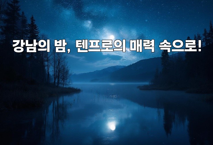 강남의 밤, 텐프로의 매력 속으로!